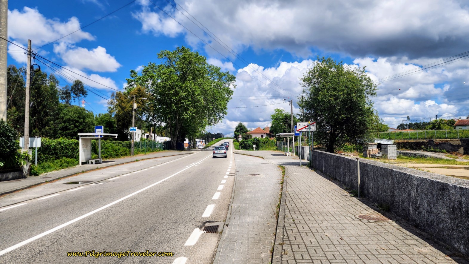 Leaving Albergaria-a-Nova on the N1