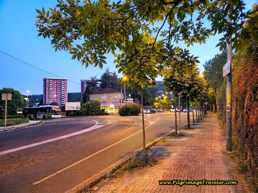 Continue Straight at Roundabout Onto the Rúa Río Arnoya