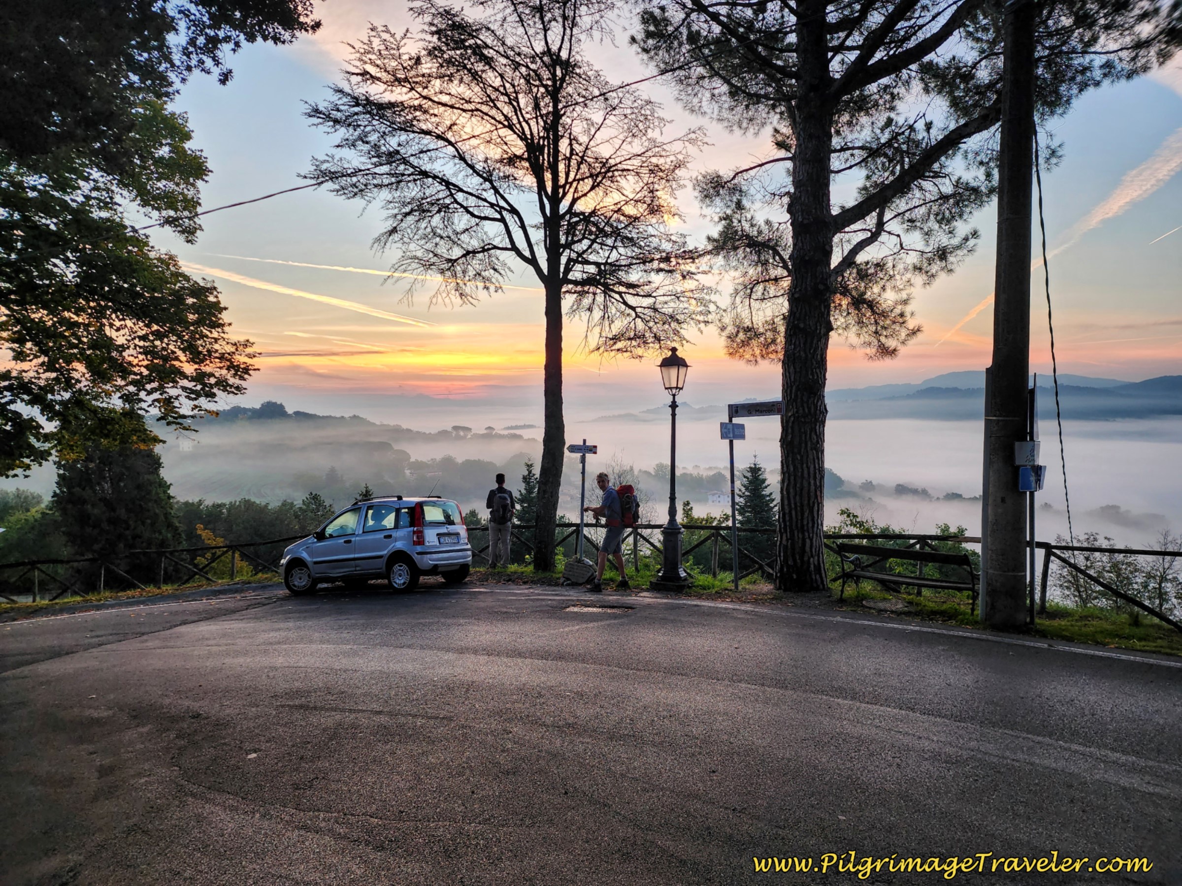 Sunrise at Eastern Gate to Citerna