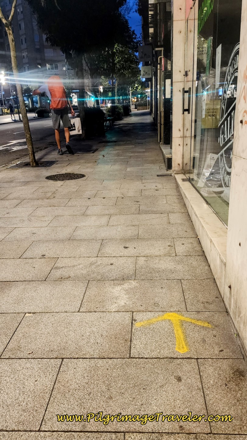 Yellow Arrows Appear