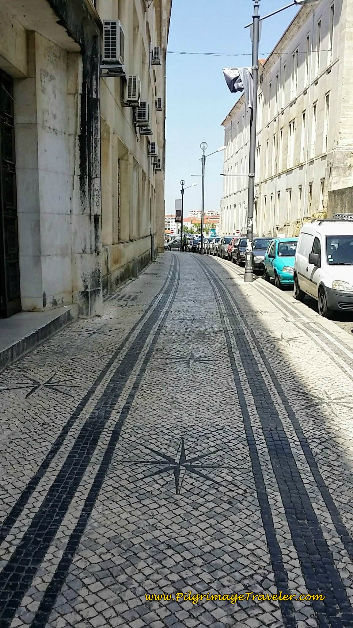 Rua Estudos, Granite Setts (Cobblestone), University of Coimbra Campus in Portugal