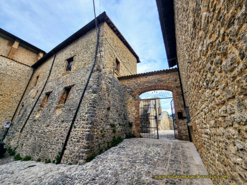 Way of St. Francis: Day Twenty, Poggio San Lorenzo to Ponticelli - Entryway Università Agraria di Ponticelli Sabino