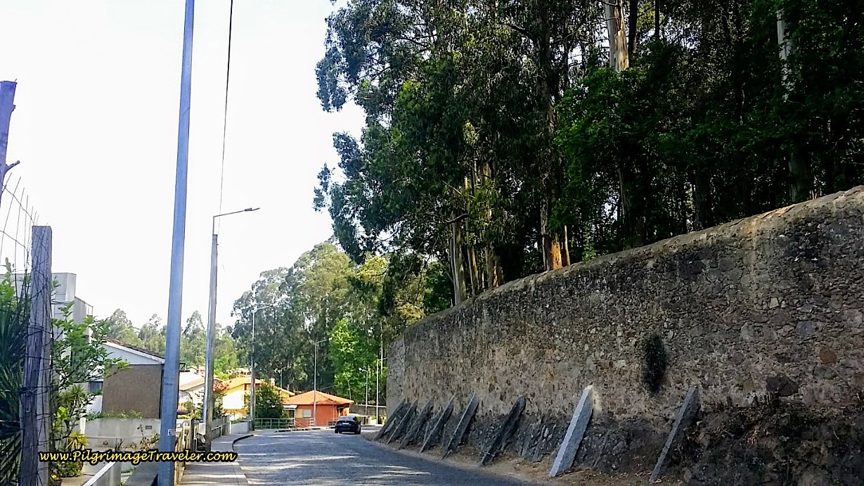 High Walls of the Monastery Grounds on the Rua da Guarda