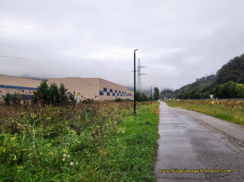 Pass by Industrial Building on Frontage Road Pass by Industrial Buildings on Frontage Road