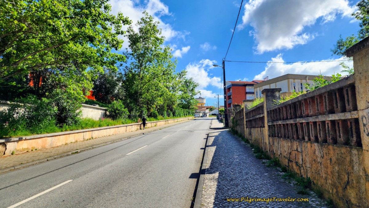 Continue on the Rua Central da Mesura on Day Nine, Camino Portugués