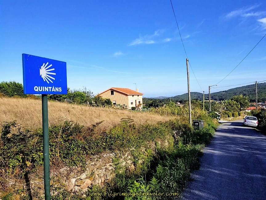 Welcome to Quintáns on day three of the Camino Finisterre to Muxía
