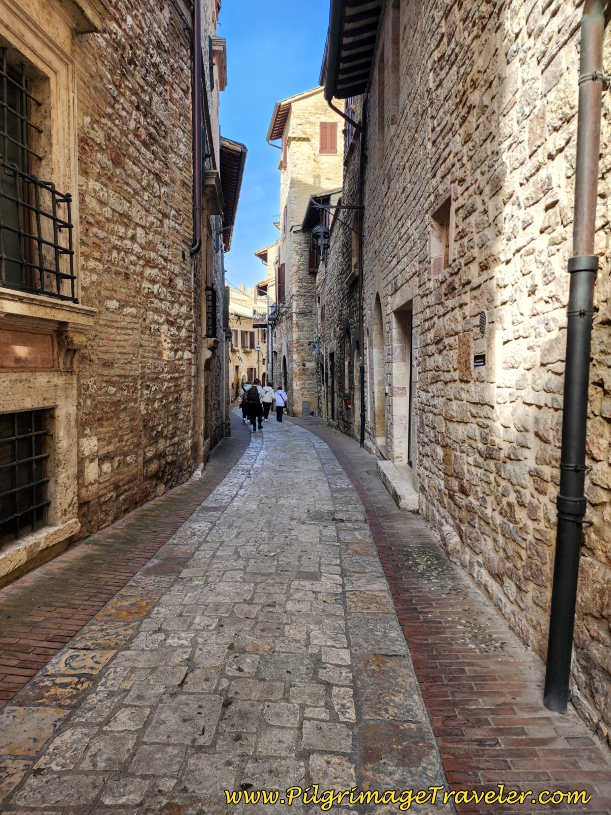 Narrow, Medieval Via Bernardo da Quintavalle