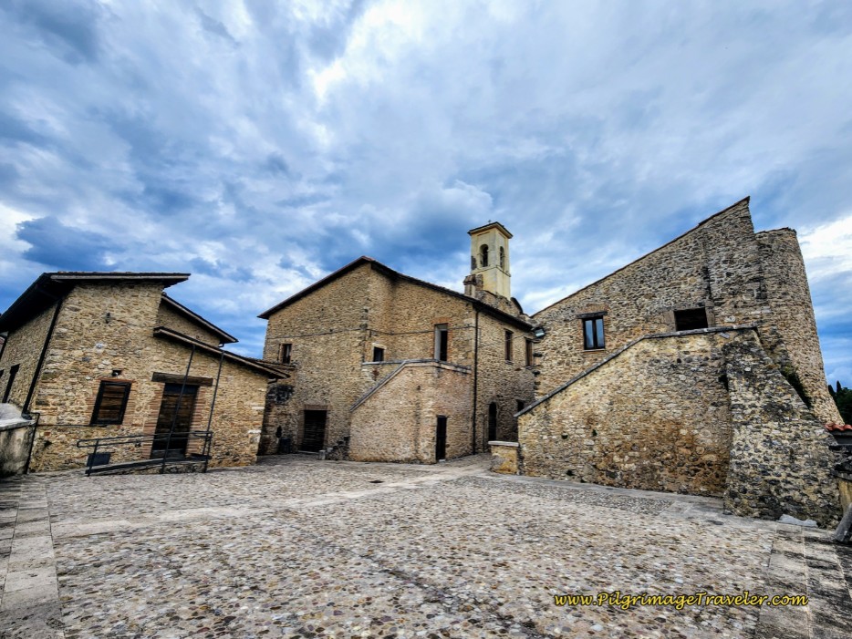 Way of St. Francis: Day Twenty, Poggio San Lorenzo to Ponticelli - Inner Courtyard, Università Agraria di Ponticelli Sabino