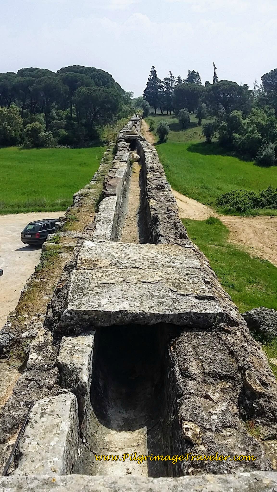 Looking East in the Aqueduct