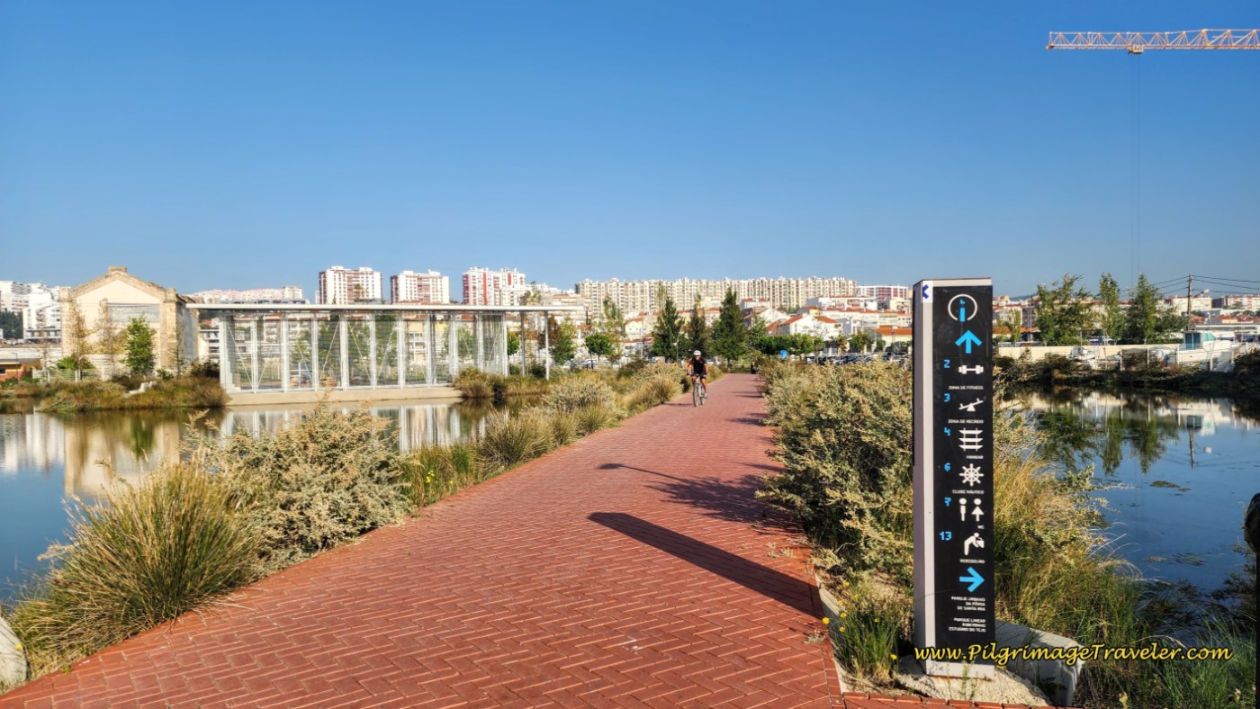Facilities with WC on the Tejo Riverside Walkway