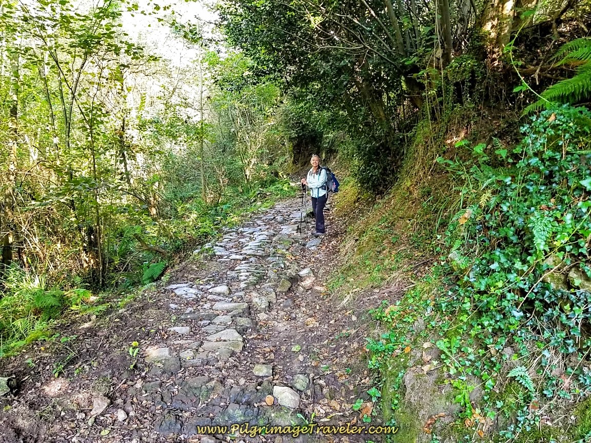 Elle on the Roman Road