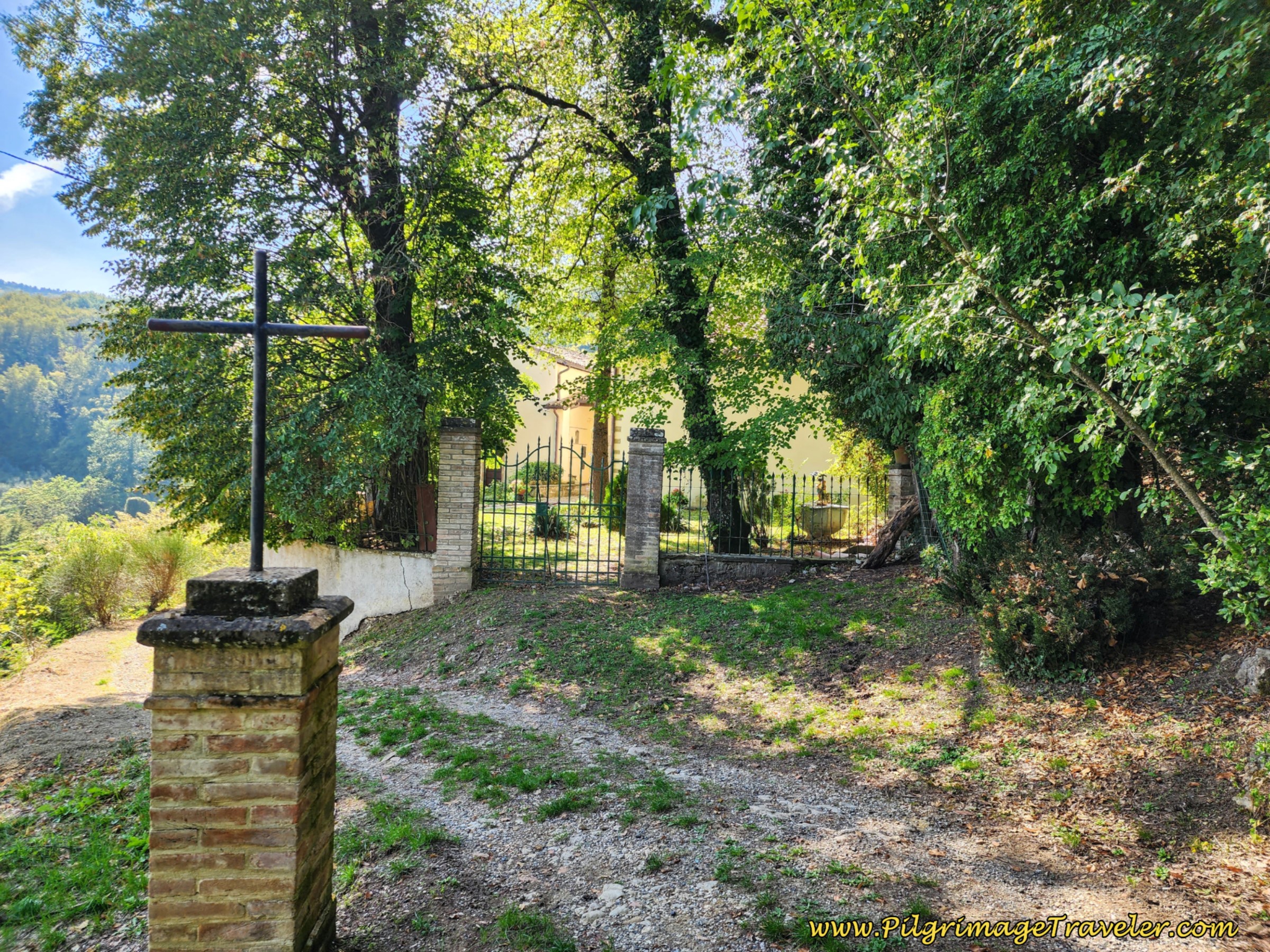 Arriving at the Eremo del Buon Riposo