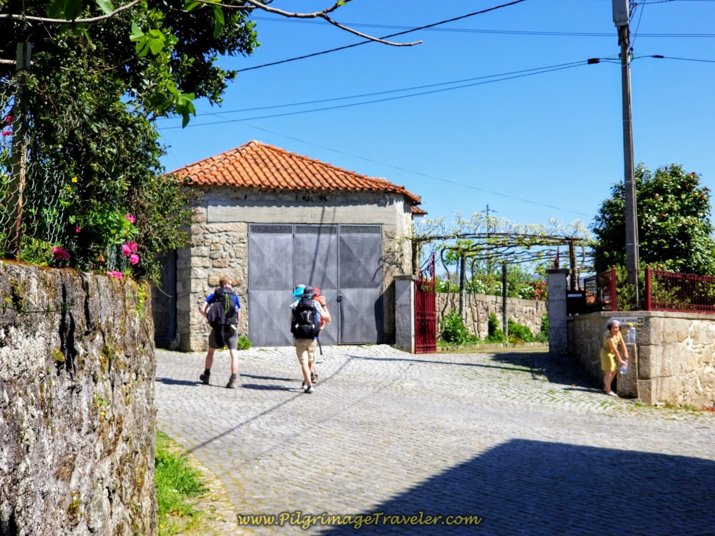 Fountain in Balugães on day seventeen on the Central Route of the Portuguese Camino