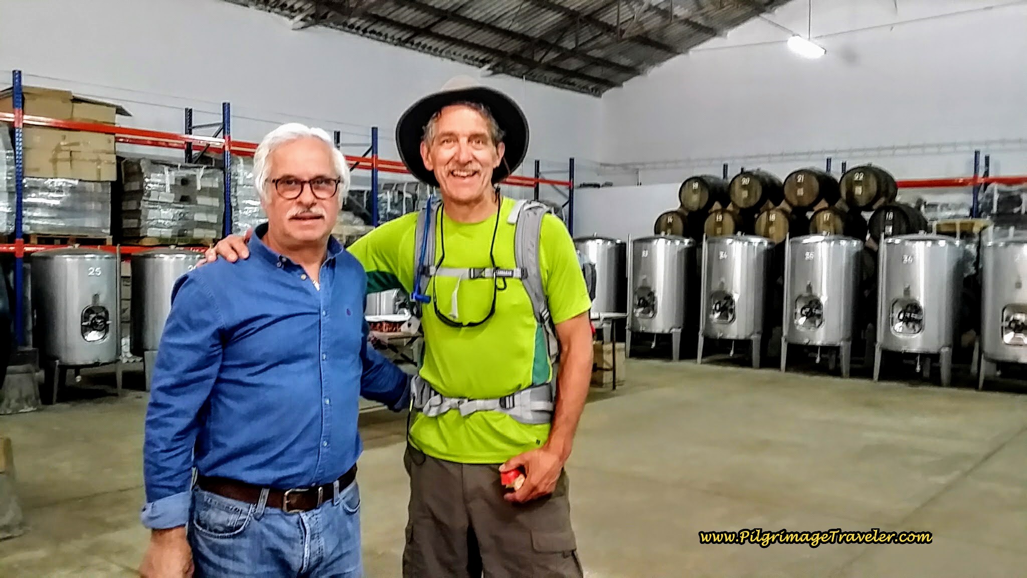 Our Camino Angel - Mr. Nelson, from Aguardntes Velho Our Camino Angel - Mr. Nelson