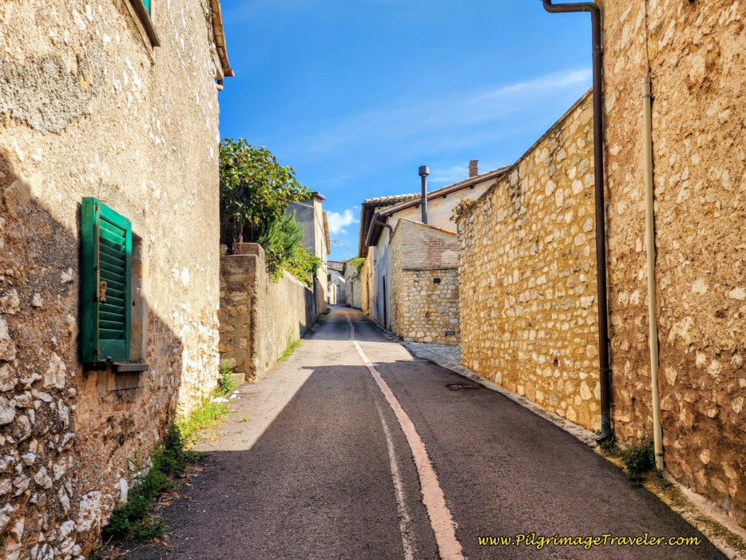 Way of St. Francis: Day Twelve, Spello to Trevi - Climbing Steeply Through Santa Maria In Valle 