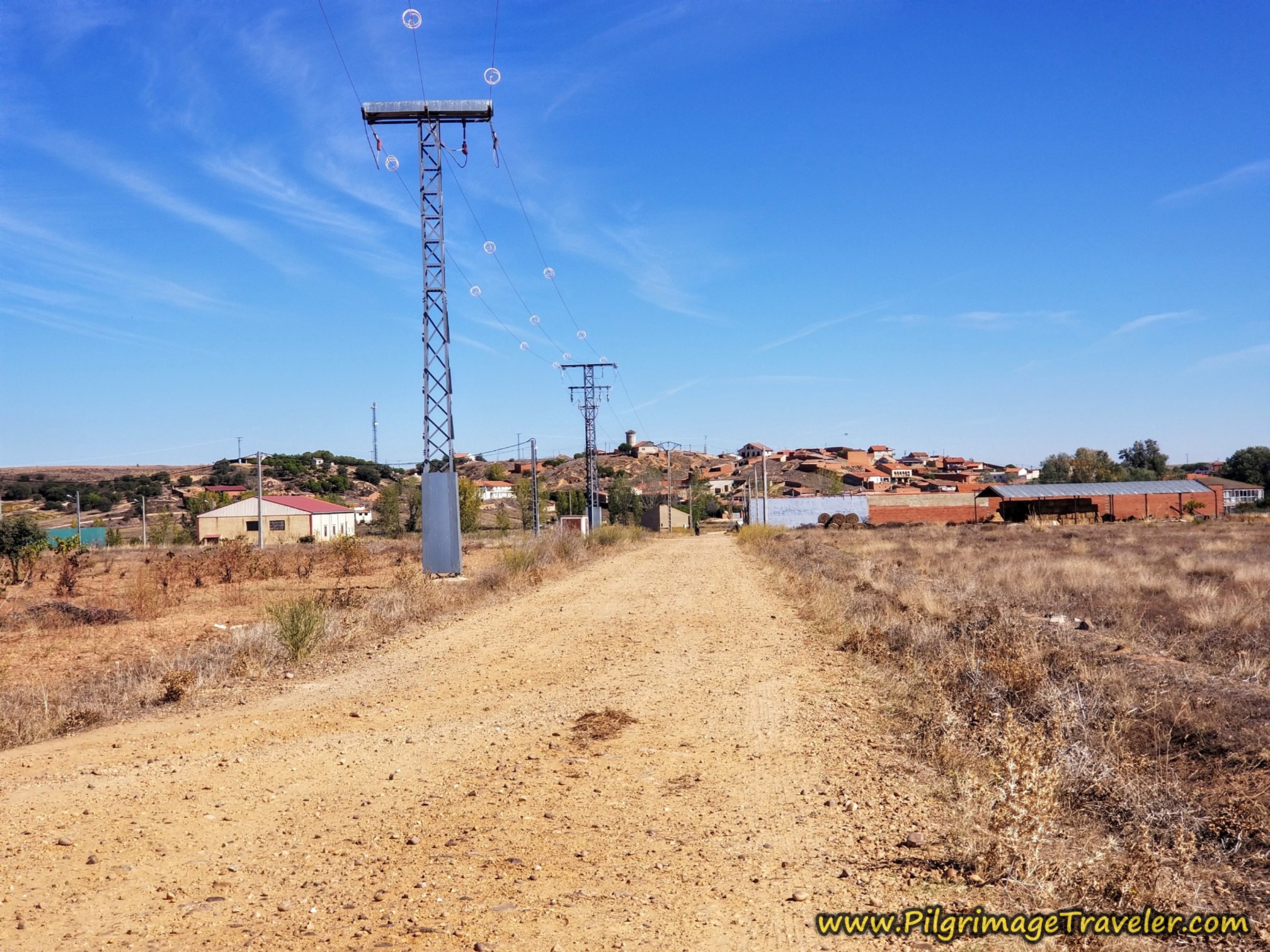 Entering Granja de Moreruela