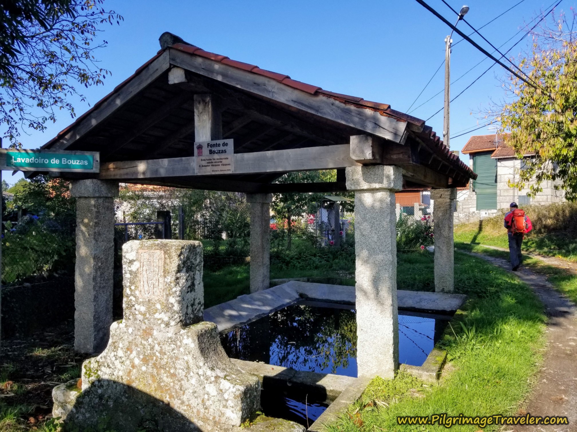 Fonte de Bouzas, Camino Sanabrés, Ourense to Cea