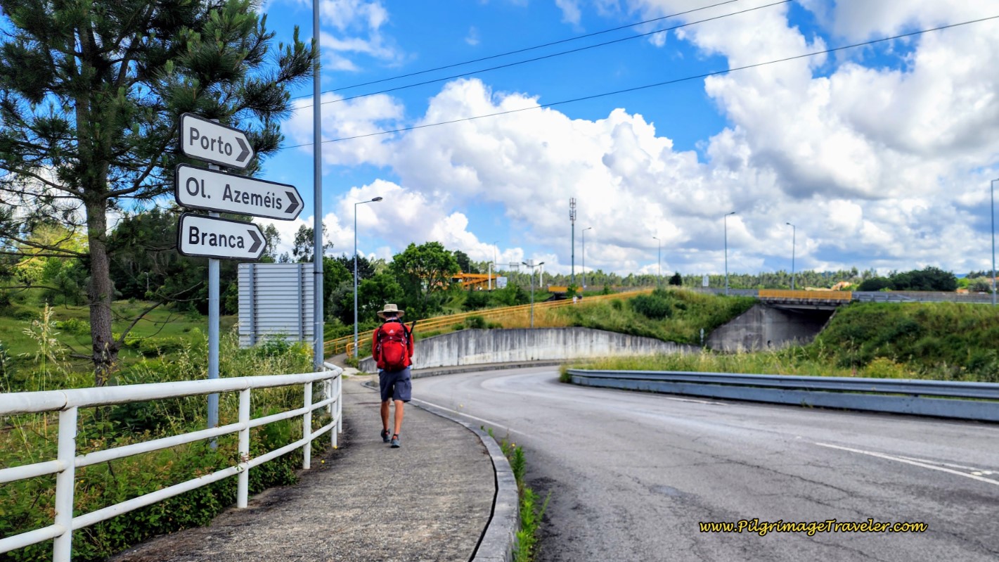 Skirt the N1 to the West, then Walk Under It