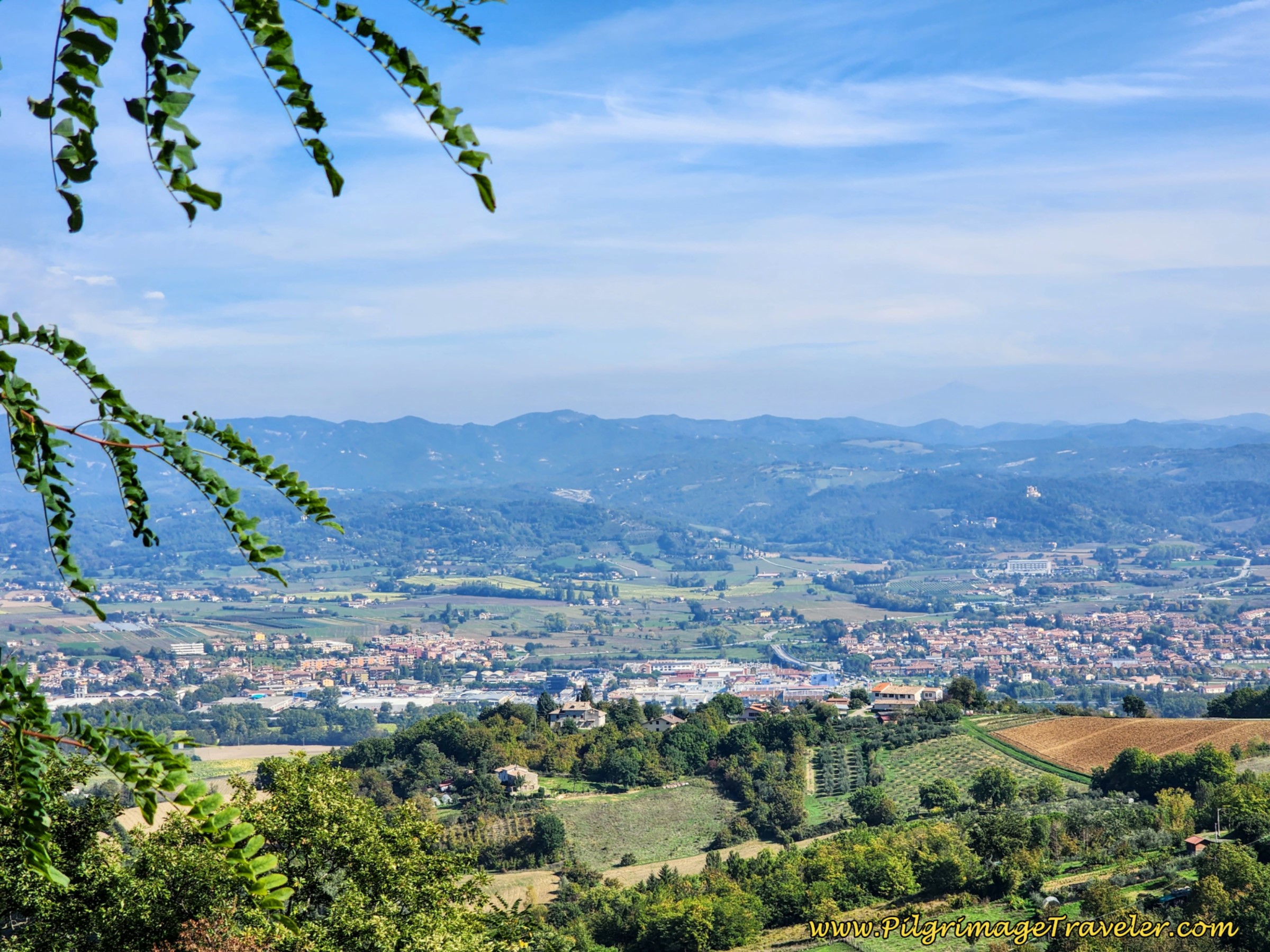 Views of Città di Castello from the Hermitage