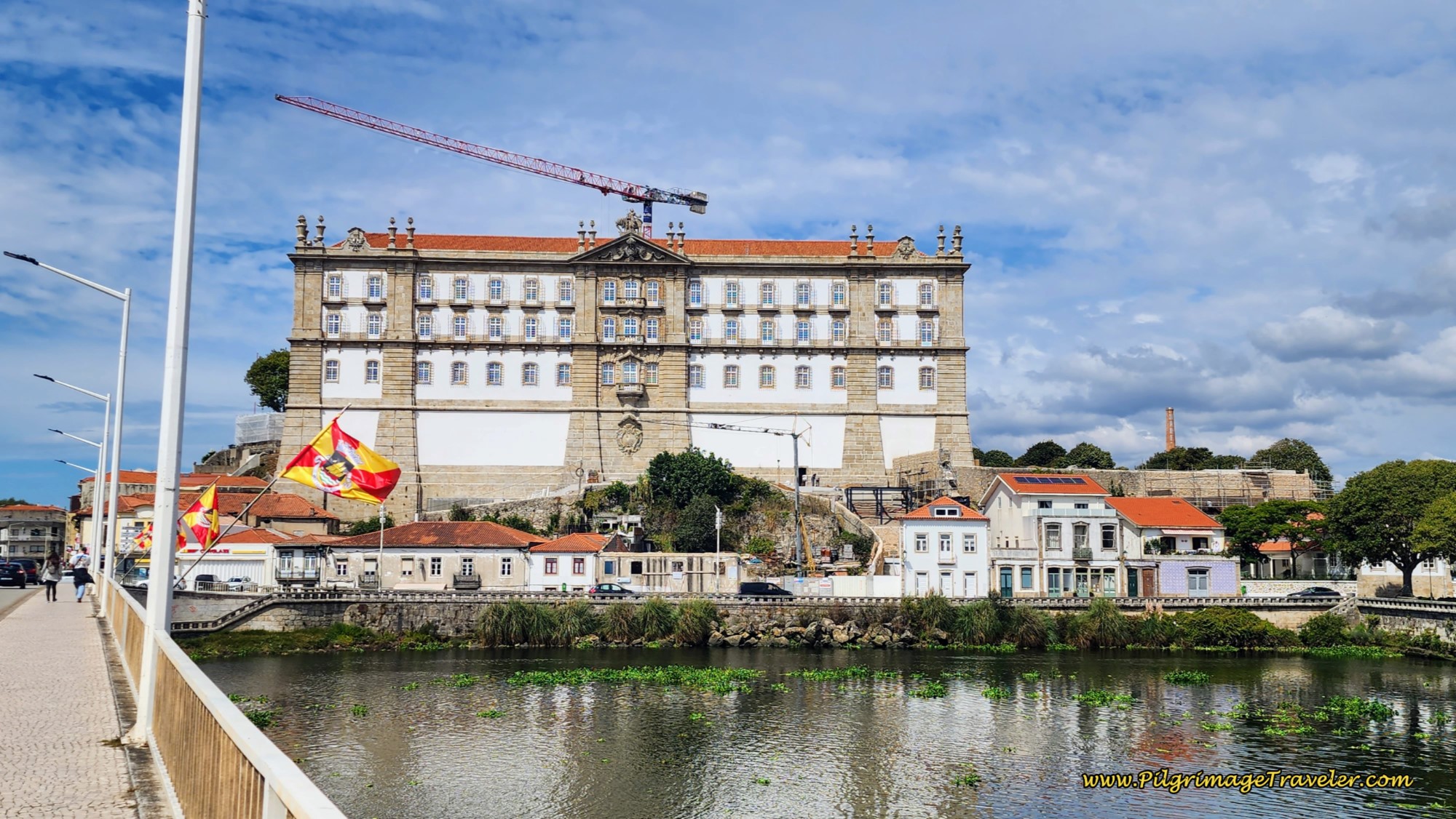 Moisteiro de Santa Clara Seen from the Bridge into Vila do Conde
