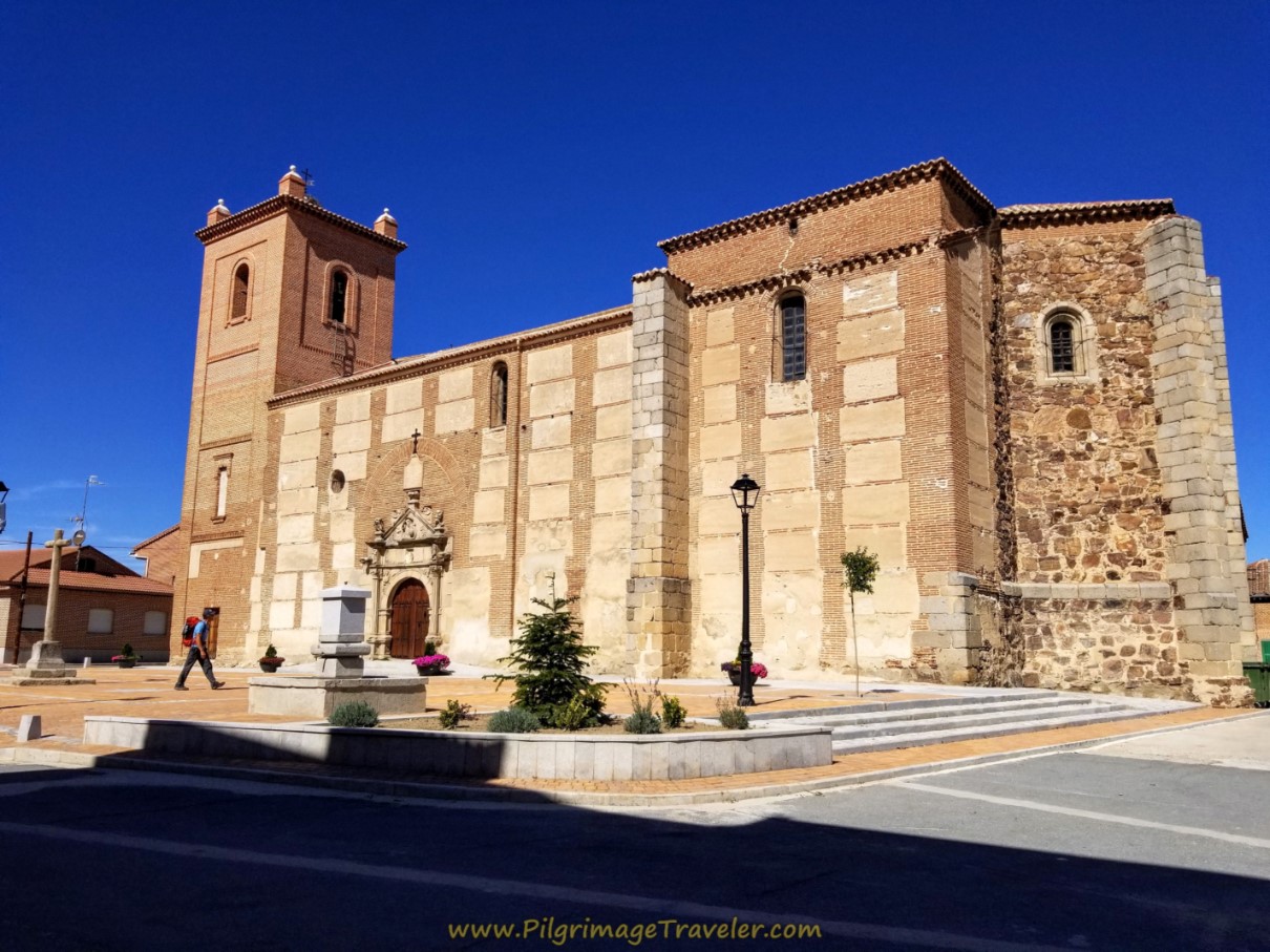 Iglesia de los Dolores de Nuestra Señora,  Collado de Contreras, Ávila on day two of the Camino Teresiano