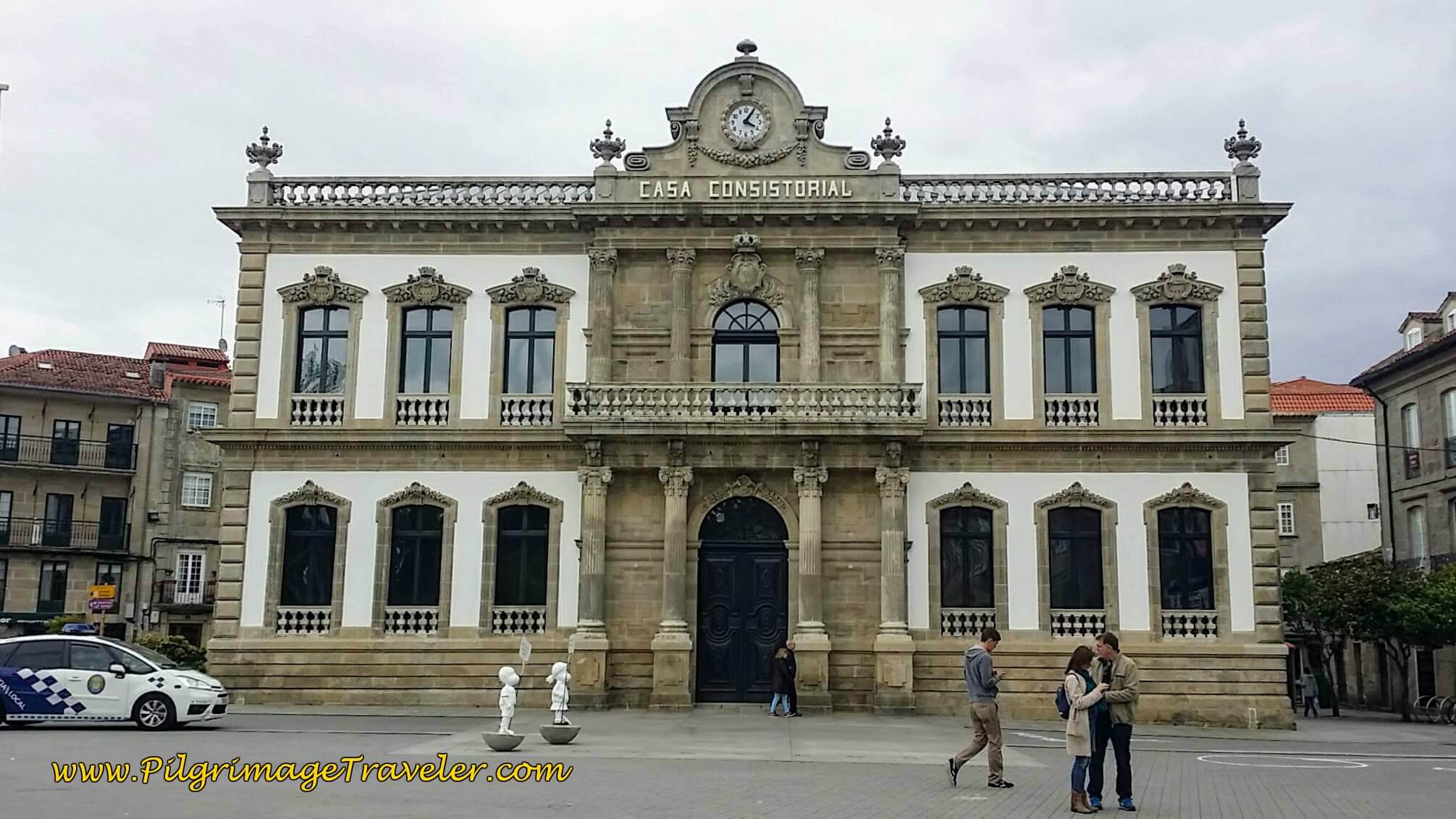 Casa Consistorial, the town hall of Pontevedra, day twenty-two on the Camino Portugués