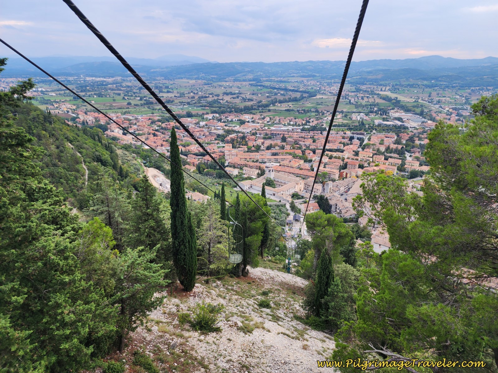 Cable Route up Monte Ingino