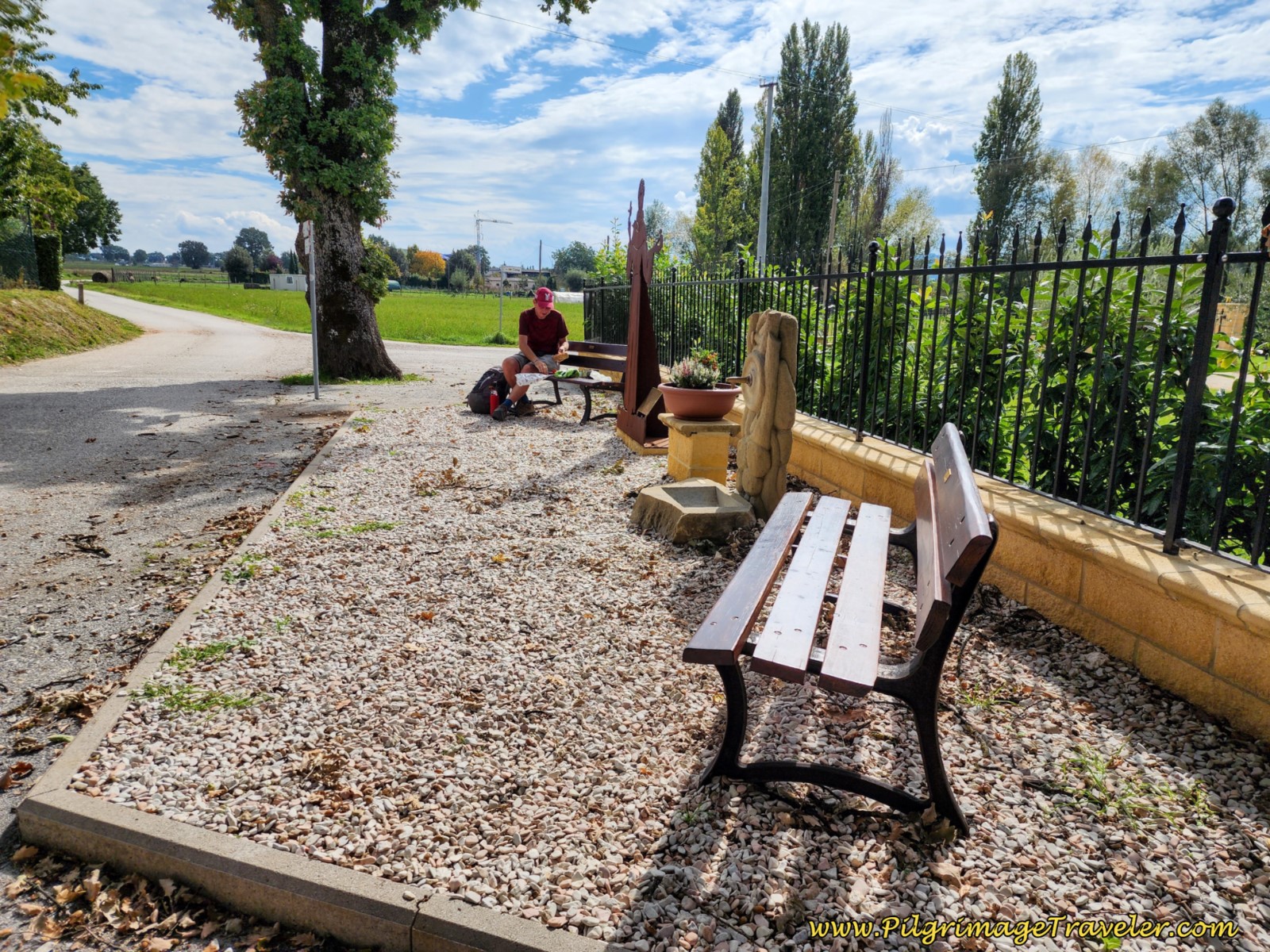 Picnic Area and Metal St. Francis Picnic Area and Metal St. Francis