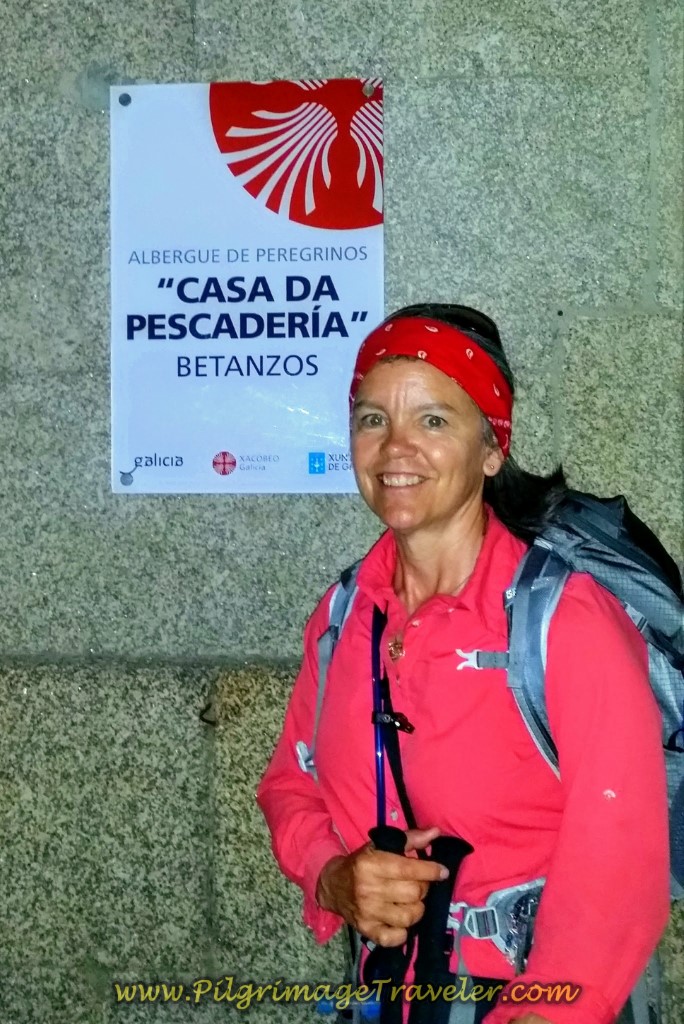 Albergue Casa da Pescadería in Betanzos on day four of the English Way