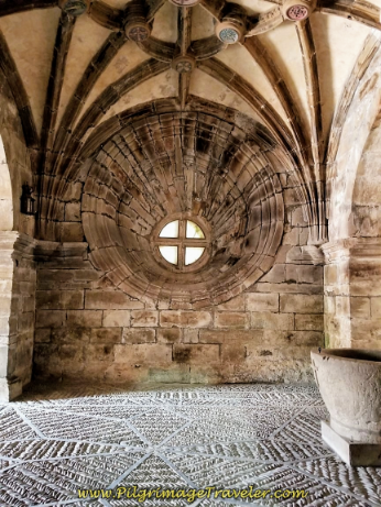 Entryway and Mosaic Floor at the Colegiata