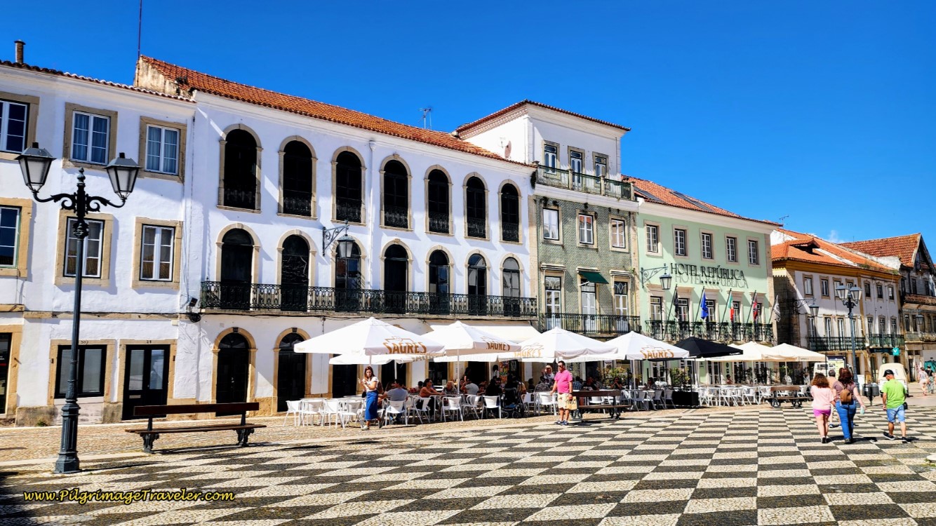 Praça da República at the End of Day Five, Camino Portugués