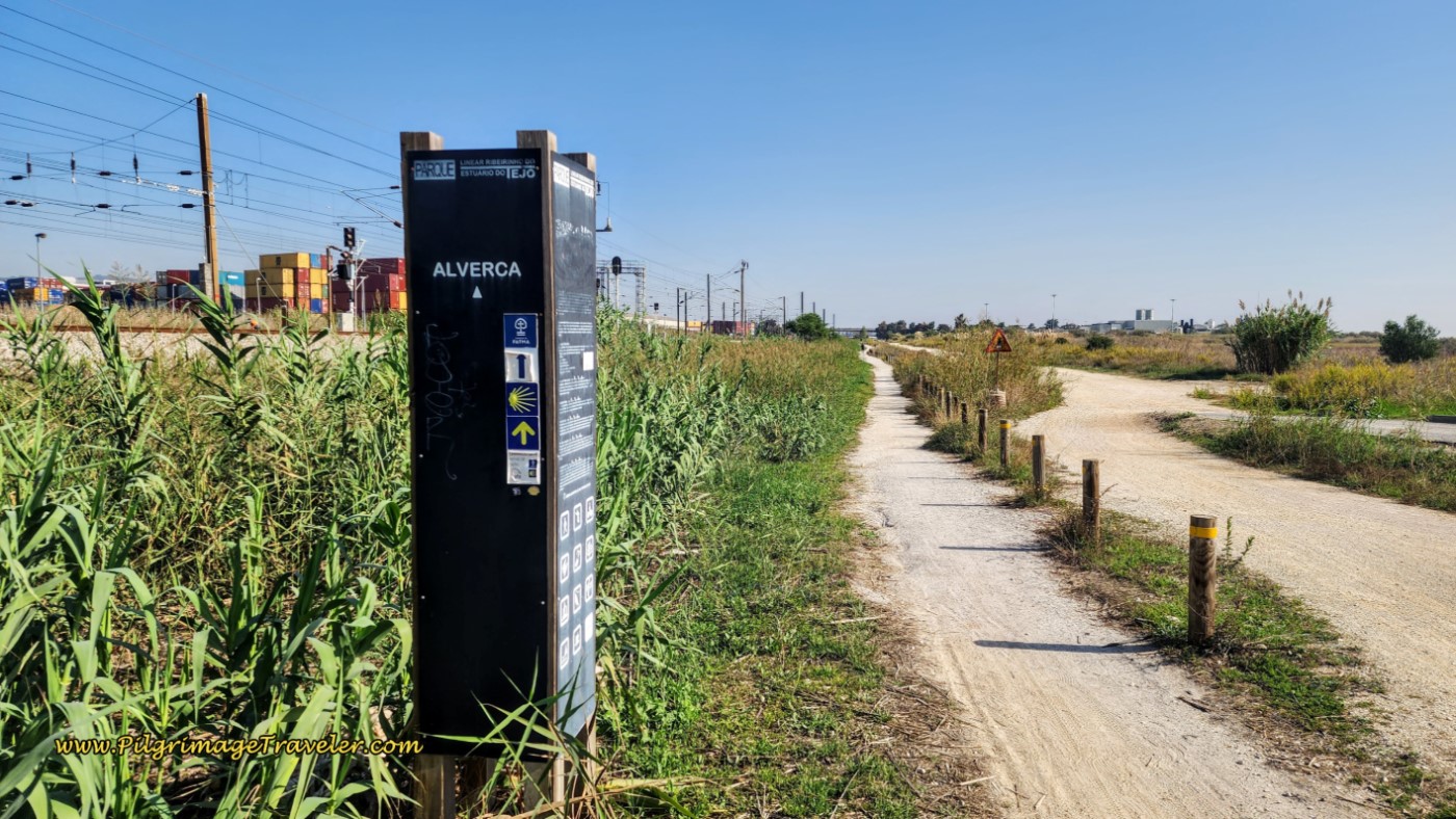 Turn Onto Path to Follow the Train Tracks