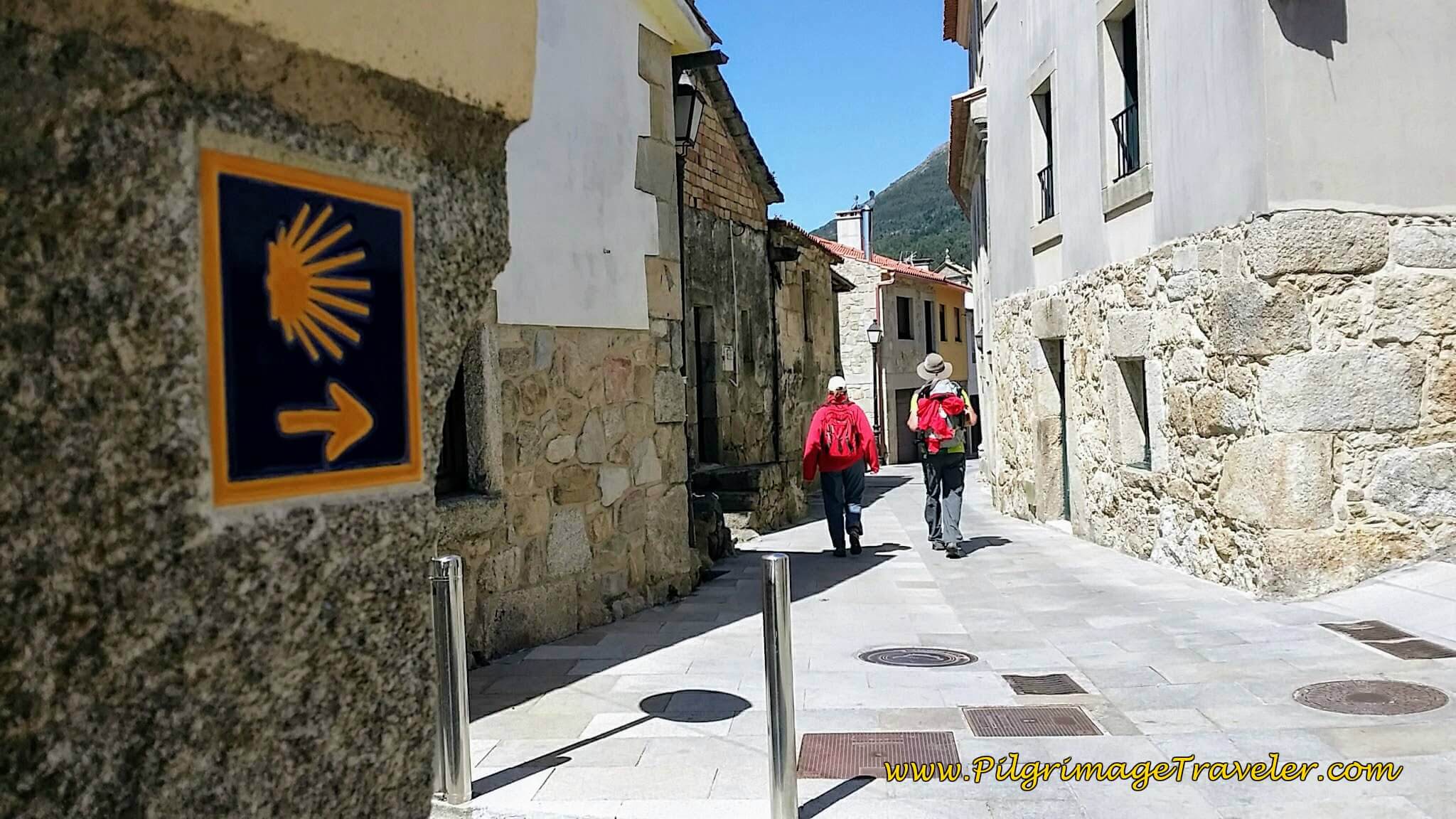 Rúa Vicente López through Oia, Spain on Day Nineteen of the Camino Portugués