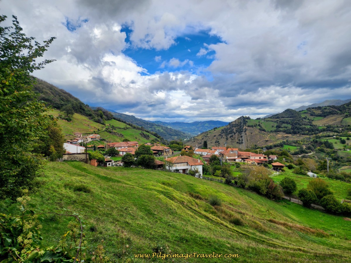 Herías Ahead on Day Four of the Camino de San Salvador