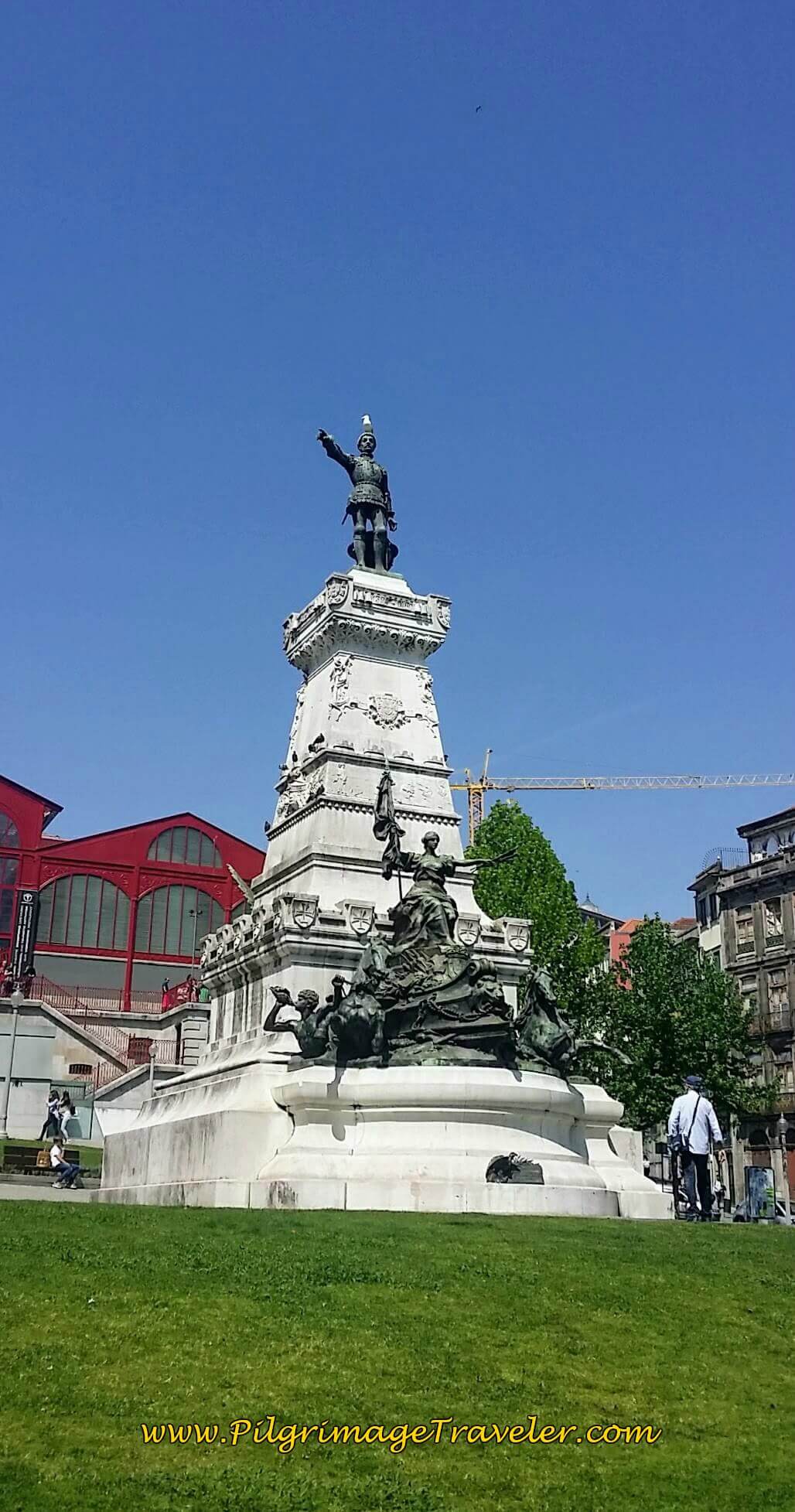 Infante Dom Henrique Monument in Porto, Portugal