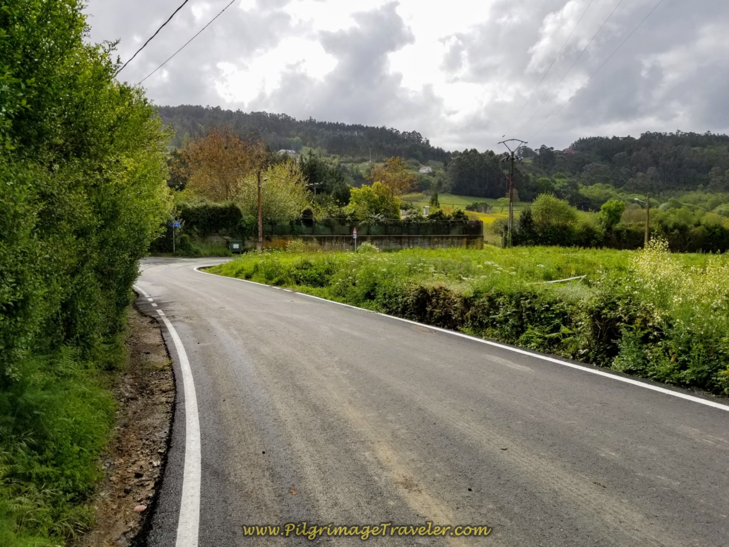Along the Camino Feal on day two of the English Way
