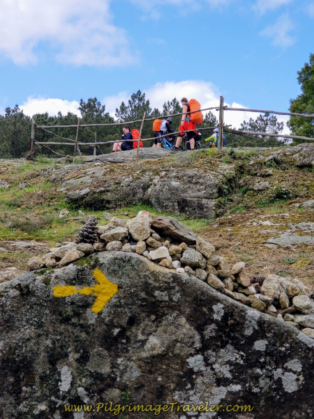 Alto da Portela Grande de Labruja on day eighteen on the Central Route of the Portuguese Camino