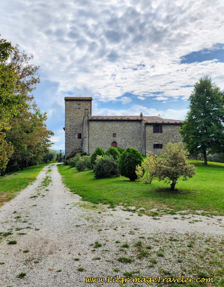 Ostello Eremo di San Pietro in Vigneto, day eight, Way of St. Francis, Gubbio to Biscina