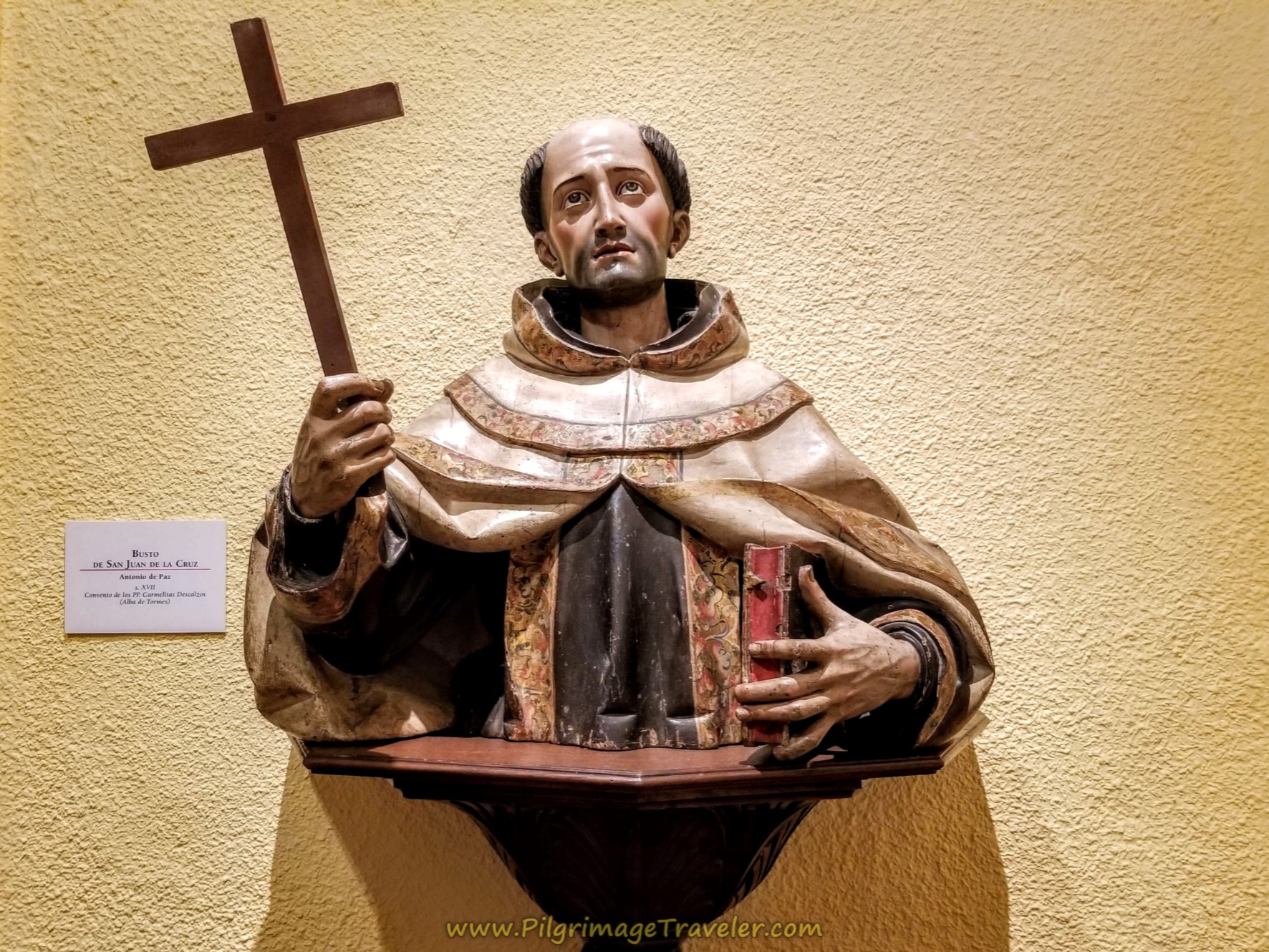 Carving of St. John of the Cross, Centro Teresiano Sanjuanista, Alba de Tormes