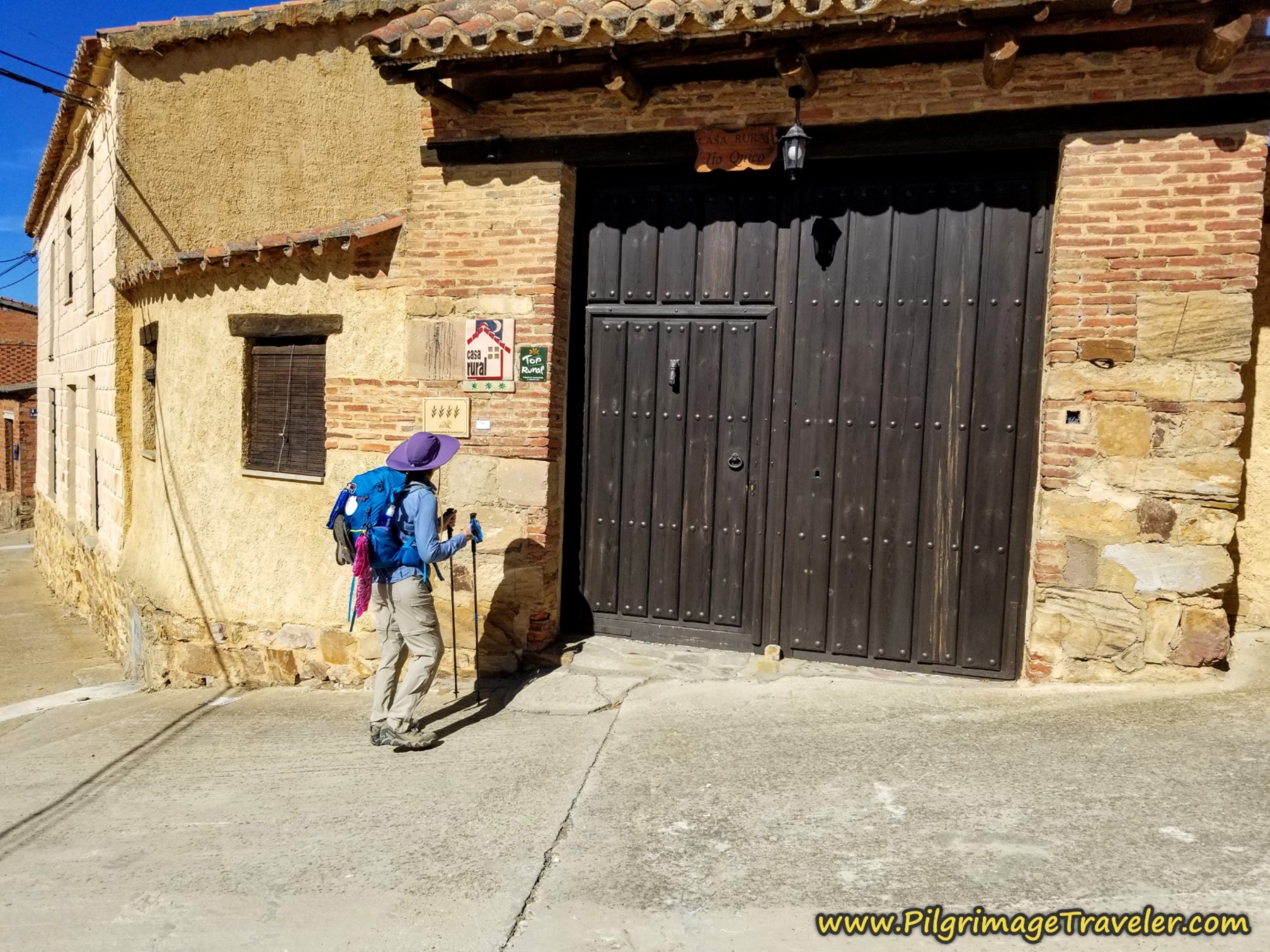 Nadine by La Casa del Tío Quico on the Vía de la Plata from Montamarta to Granja de Moreruela