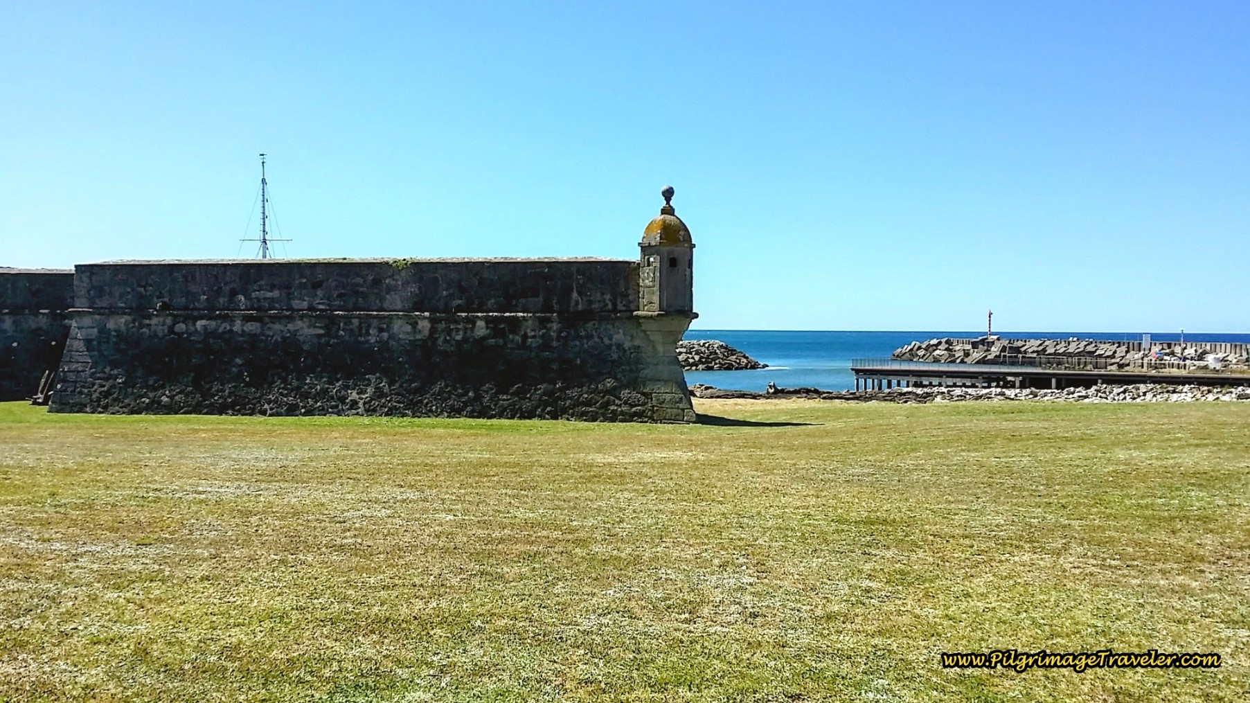 Forte da Lagarteira, Vila Praia de Âncora on day eighteen of the Portuguese Way on the Senda Litoral Forte da Lagarteira, Vila Praia de Âncora
