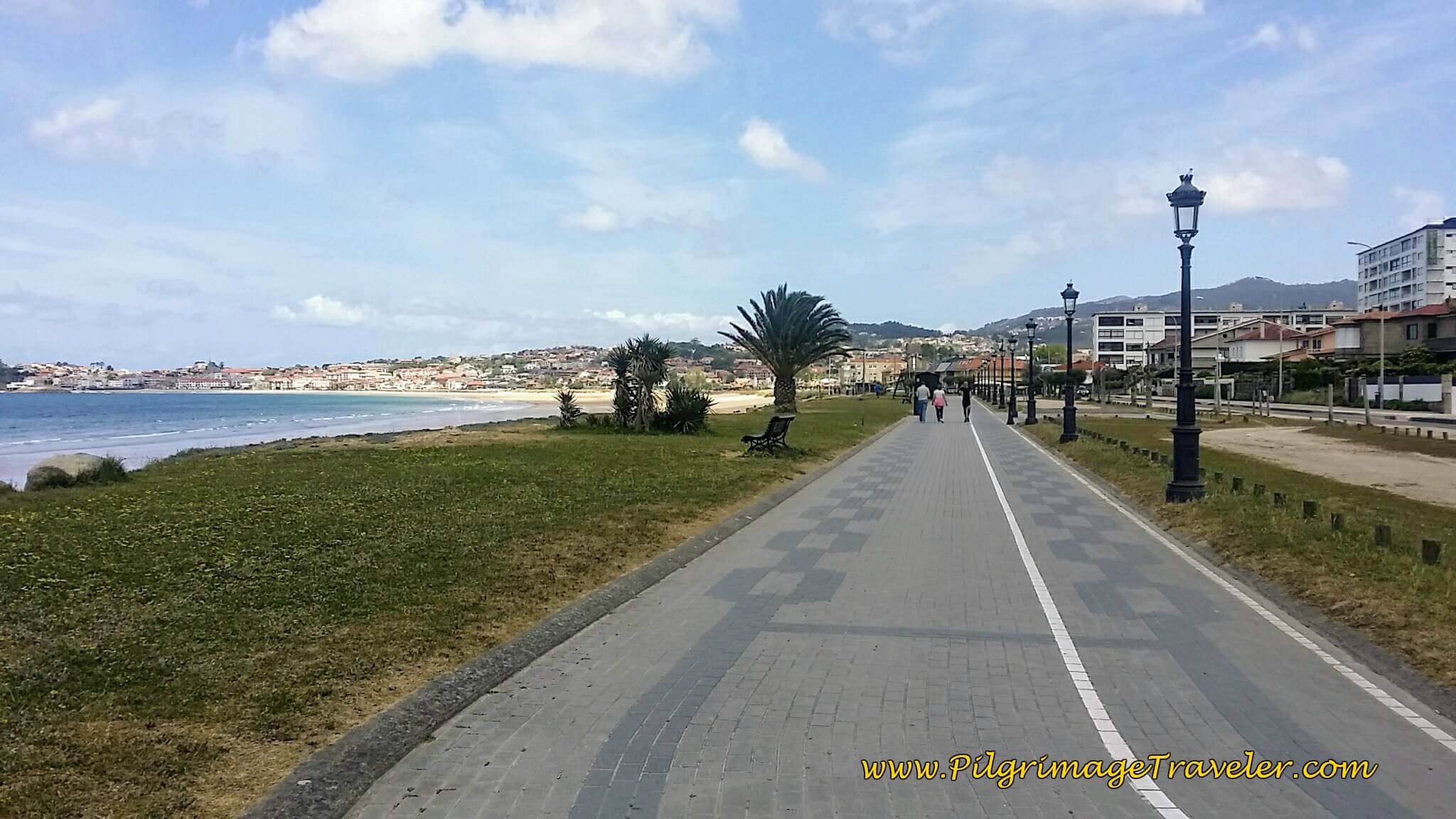 Promenade to the Praia America on day twenty, Camino Portugués on the Senda Litoral