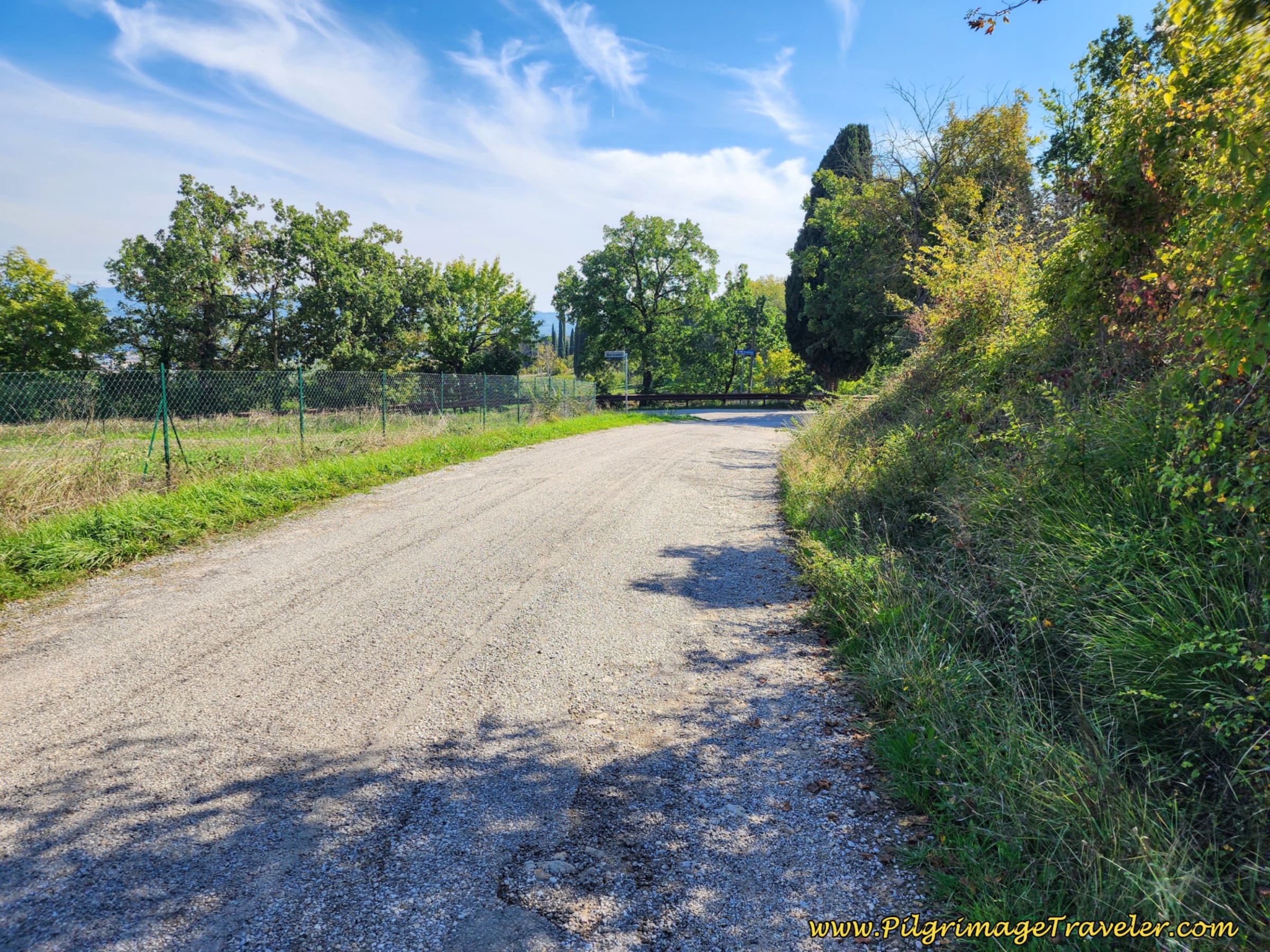 Right Turn Here at the Località Nuvole