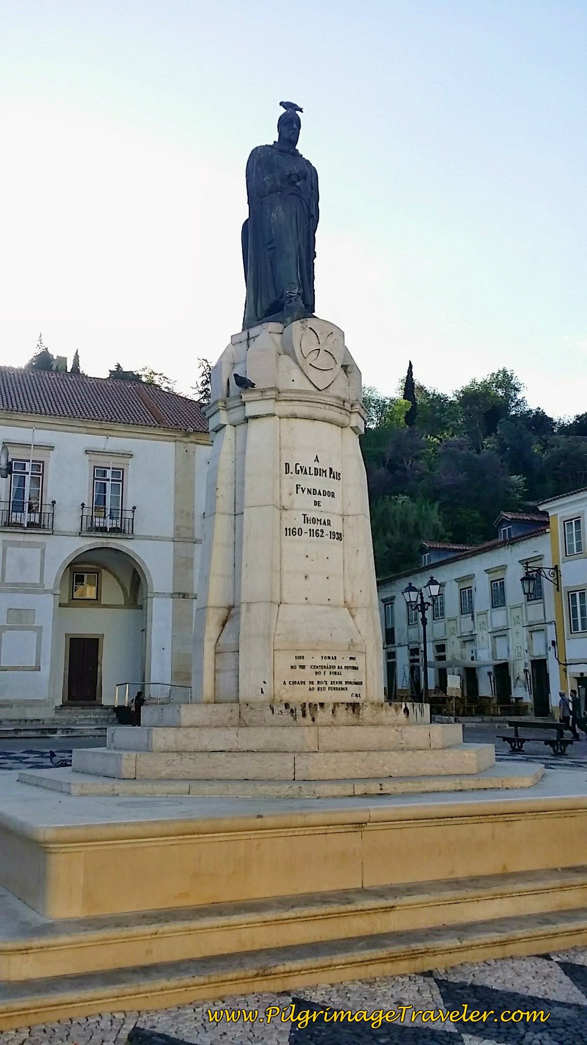 Statue of Gualdim Pais ~ Founder of Tomar, Portugal