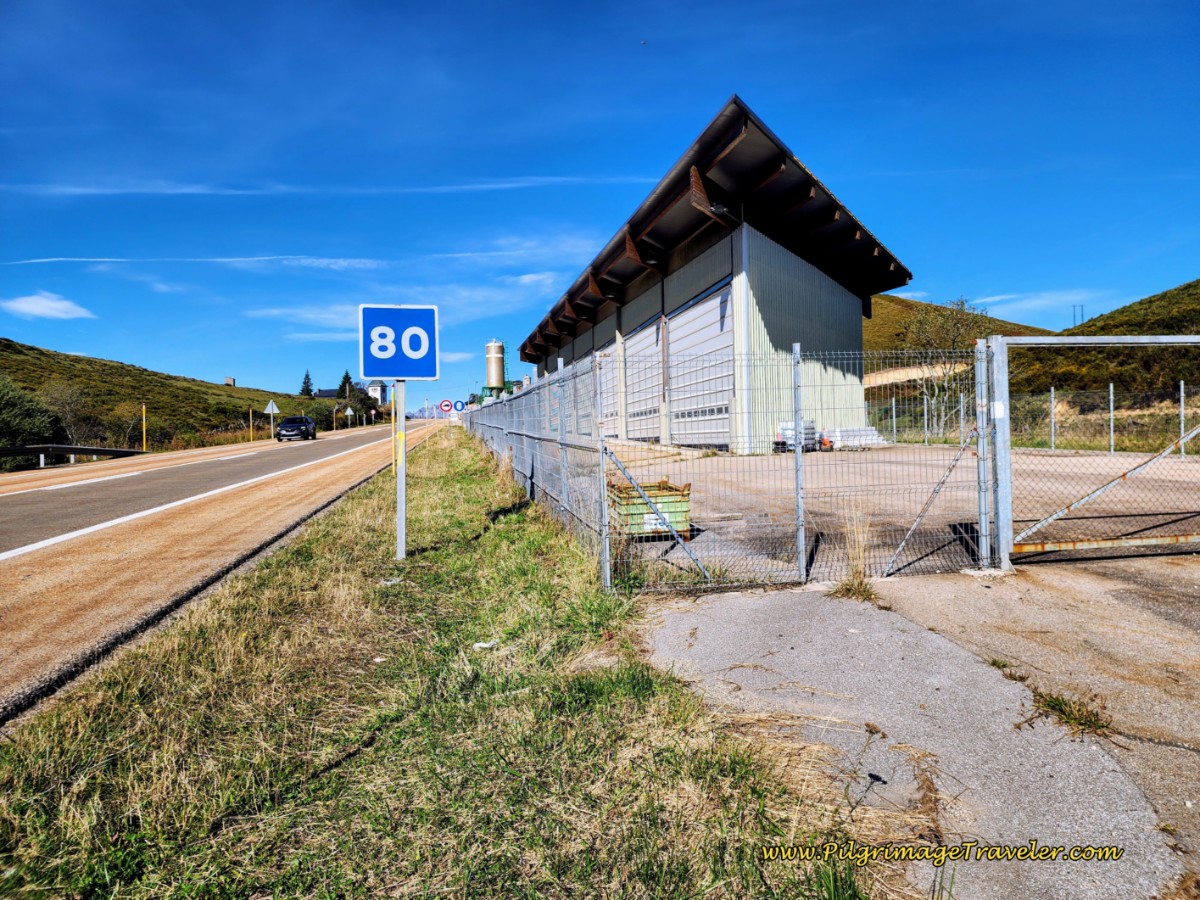 Take Path to the Left at this Fenceline