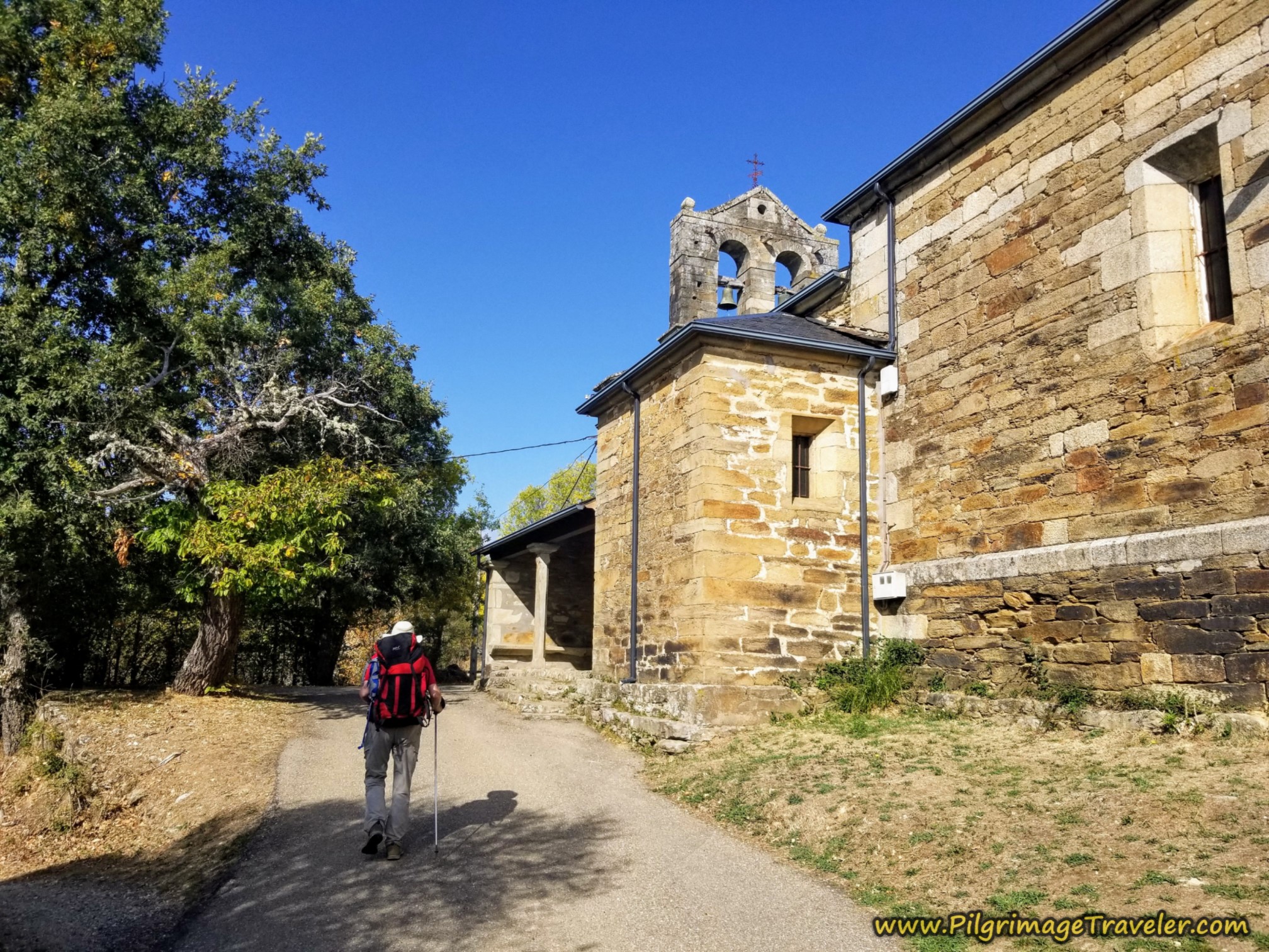Pass by the Iglesia de Triufé on the Camino Sanabrés from Entrepeñas to Puebla de Sanabria