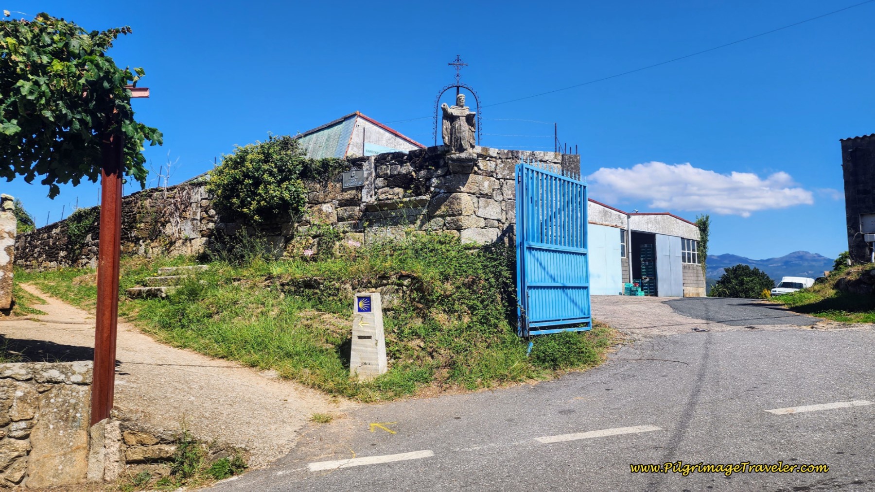 Turn Left Onto Dirt Lane at Shrine Turn Left Onto Dirt Lane at Shrine