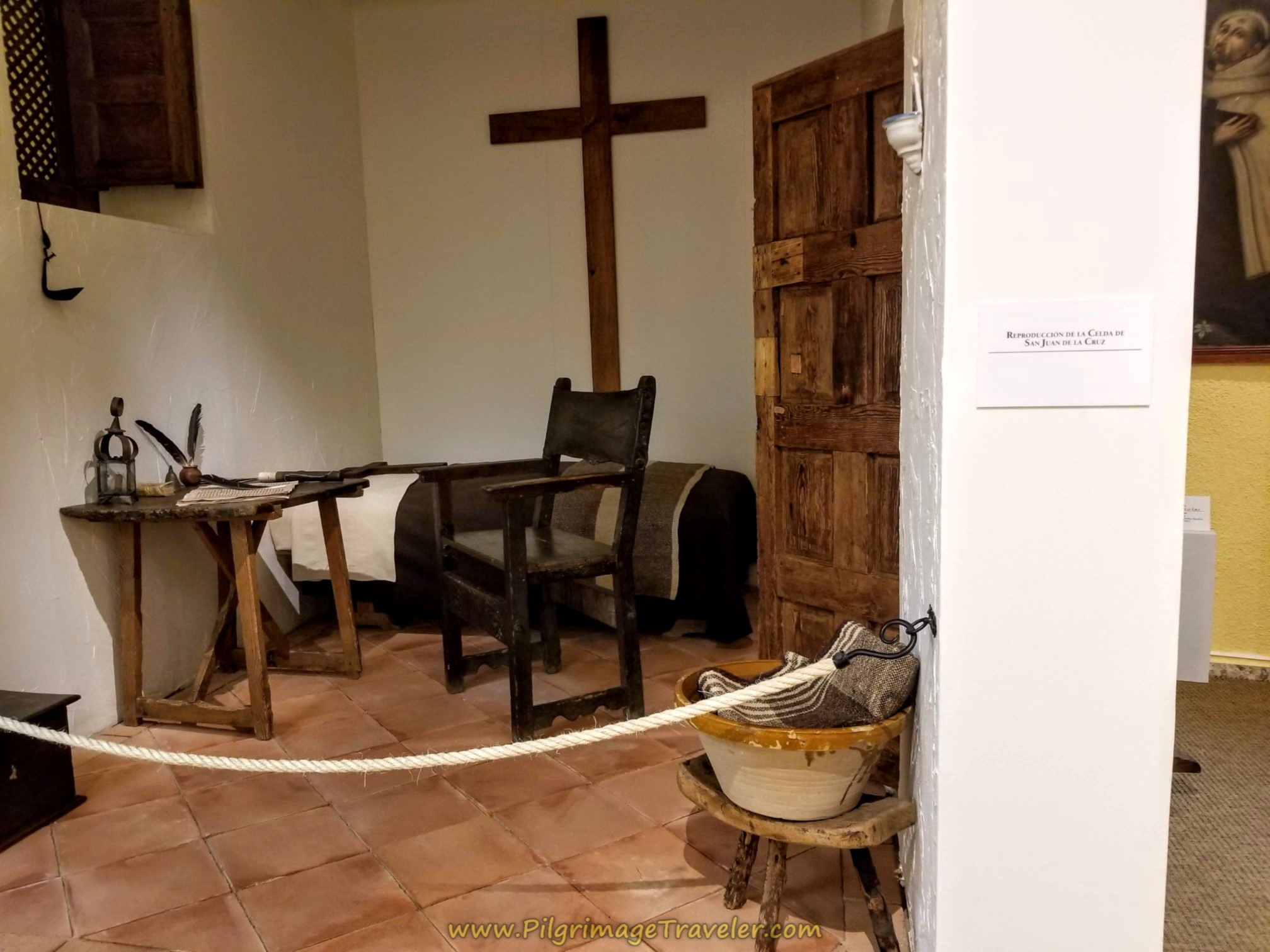 Reproduction of Cell of St. John of the Cross, Centro Teresiano Sanjuanista, Alba de Tormes