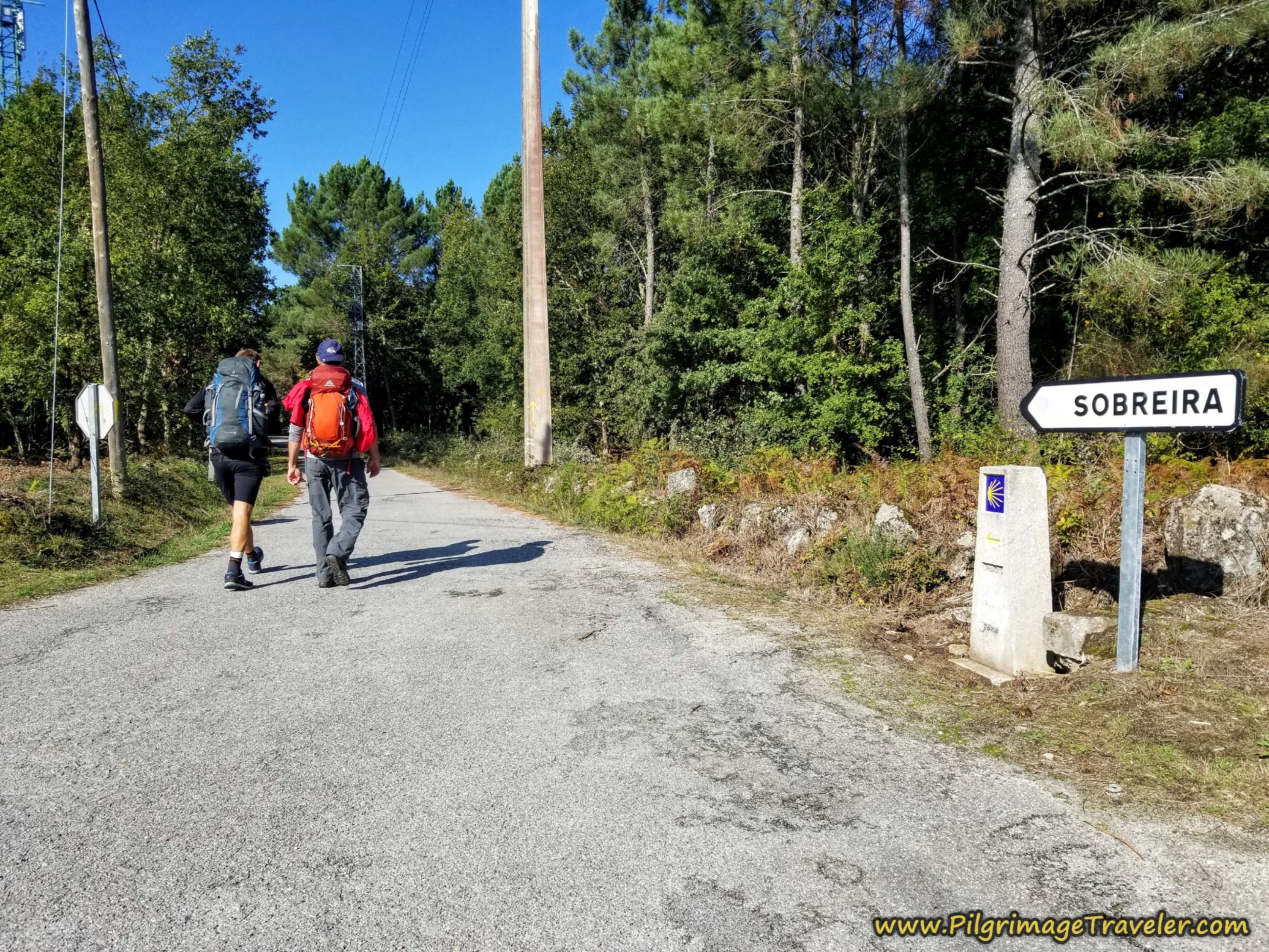 Road to Sobreira, Camino Sanabrés, Ourense to Cea