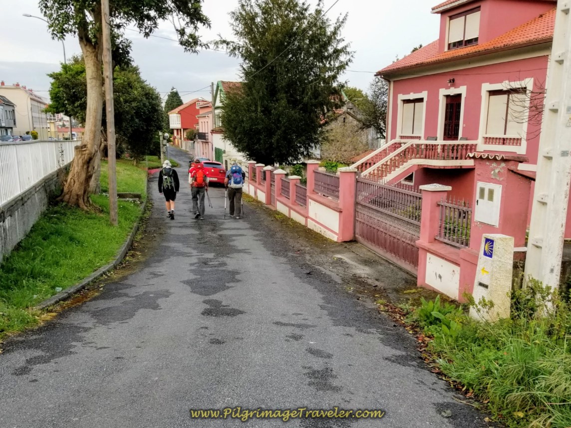 Rúa Coto Parallels the AC-115 in Neda on day two of the Camino Inglés Rúa Coto Parallels the AC-115 in Neda on day two of the Camino Inglés